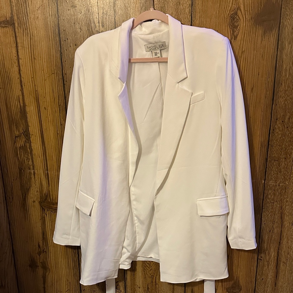 Rachel Zoe Classic White Blazer